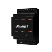 Shelly Pro 3 - 3 Kanal - WLAN + LAN + Bluetooth Schaltrelais