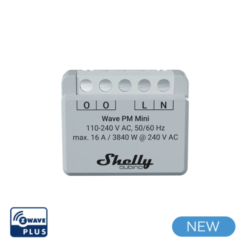 Shelly Qubino Wave PM Mini | Z-Wave 1 Kanal (16A)
