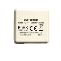 Shelly BLU H&T Bluetooth Sensor für Luftfeuchtigkeit und Temperatur | ivory