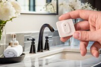 Shelly BLU H&T Bluetooth Sensor für Luftfeuchtigkeit und Temperatur | ivory