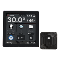 Shelly Wall Display LCD schwarz Bundle mit BLU H&T...